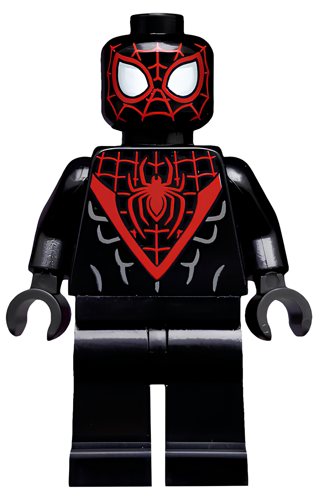 Lego Spider Man Red Webbing on Head Black Hands sh0540 U Shop device